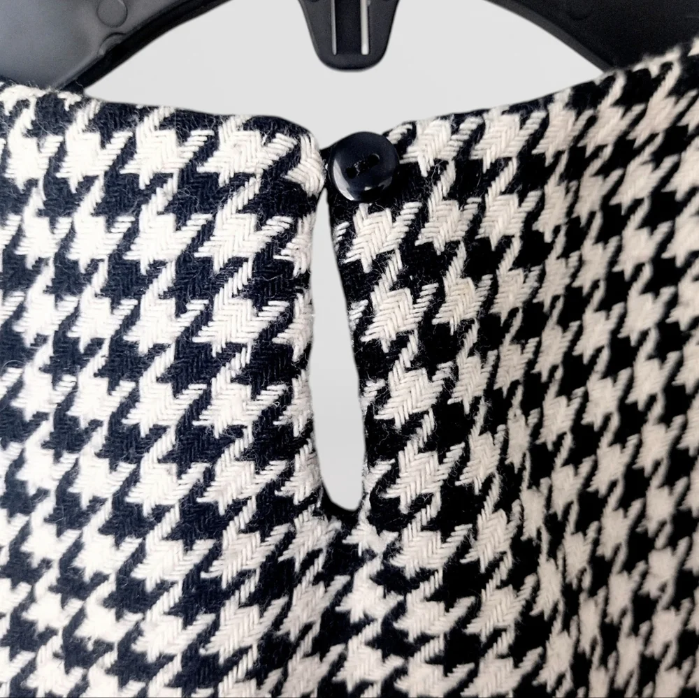 Biscotti Collezioni Girls Black and White Houndstooth Dress Size 12 - Picture 5 of 7
